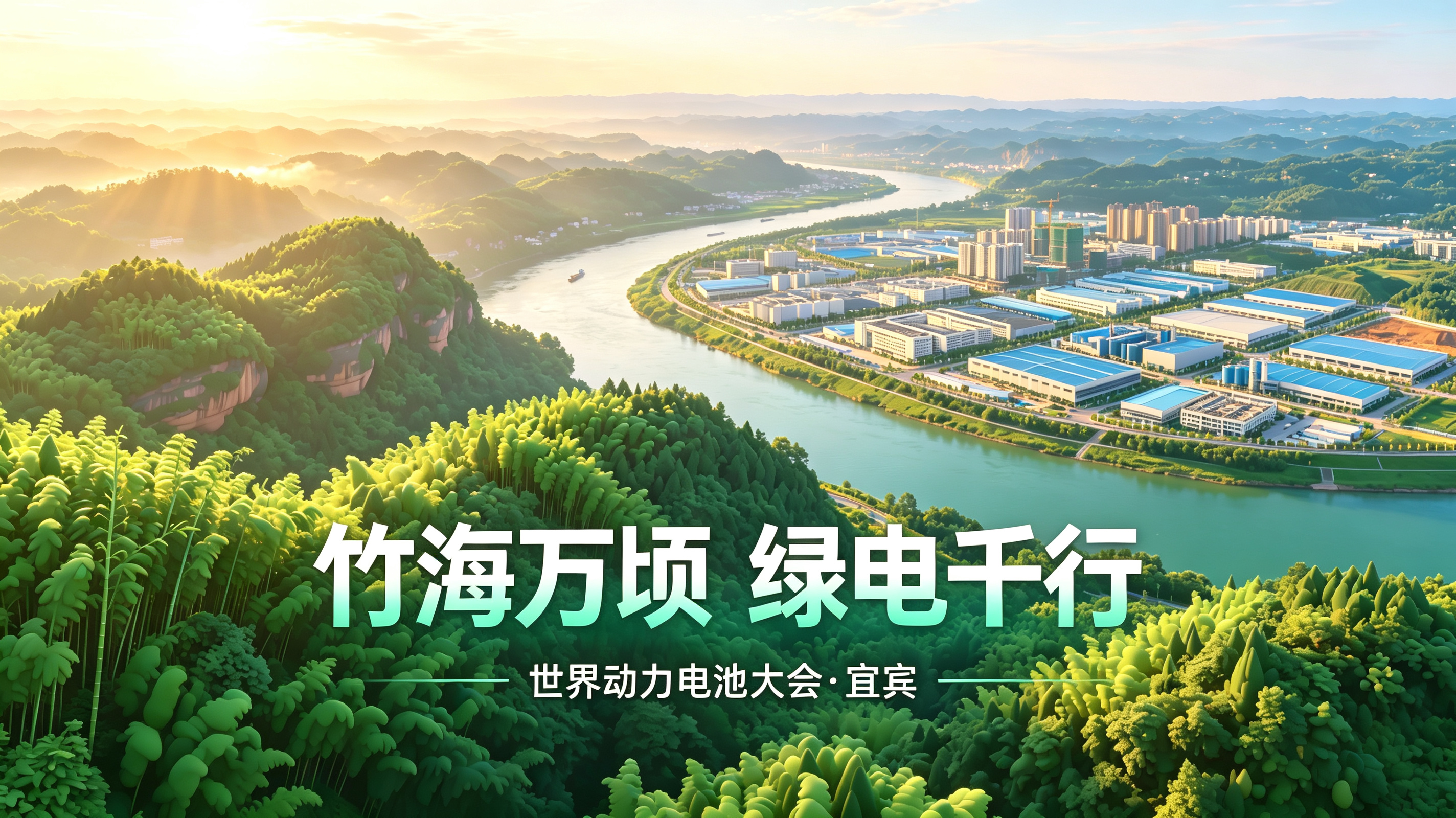 《竹海万顷,绿电千行》