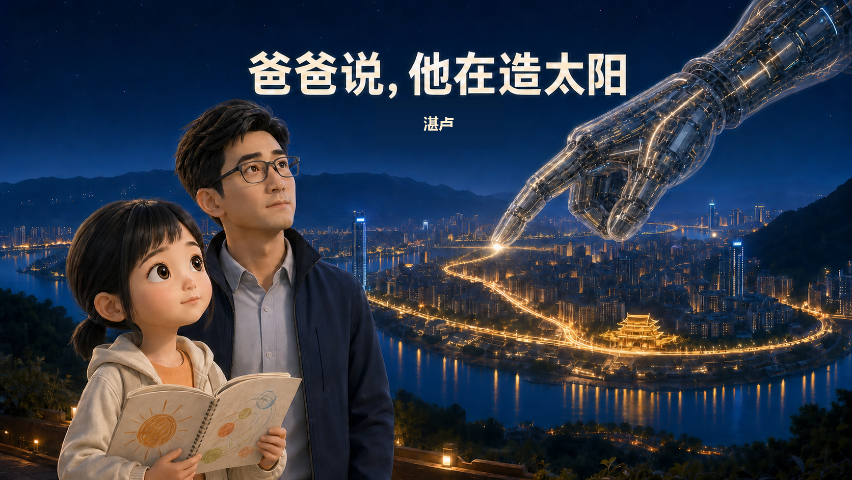 爸爸说,他在造太阳