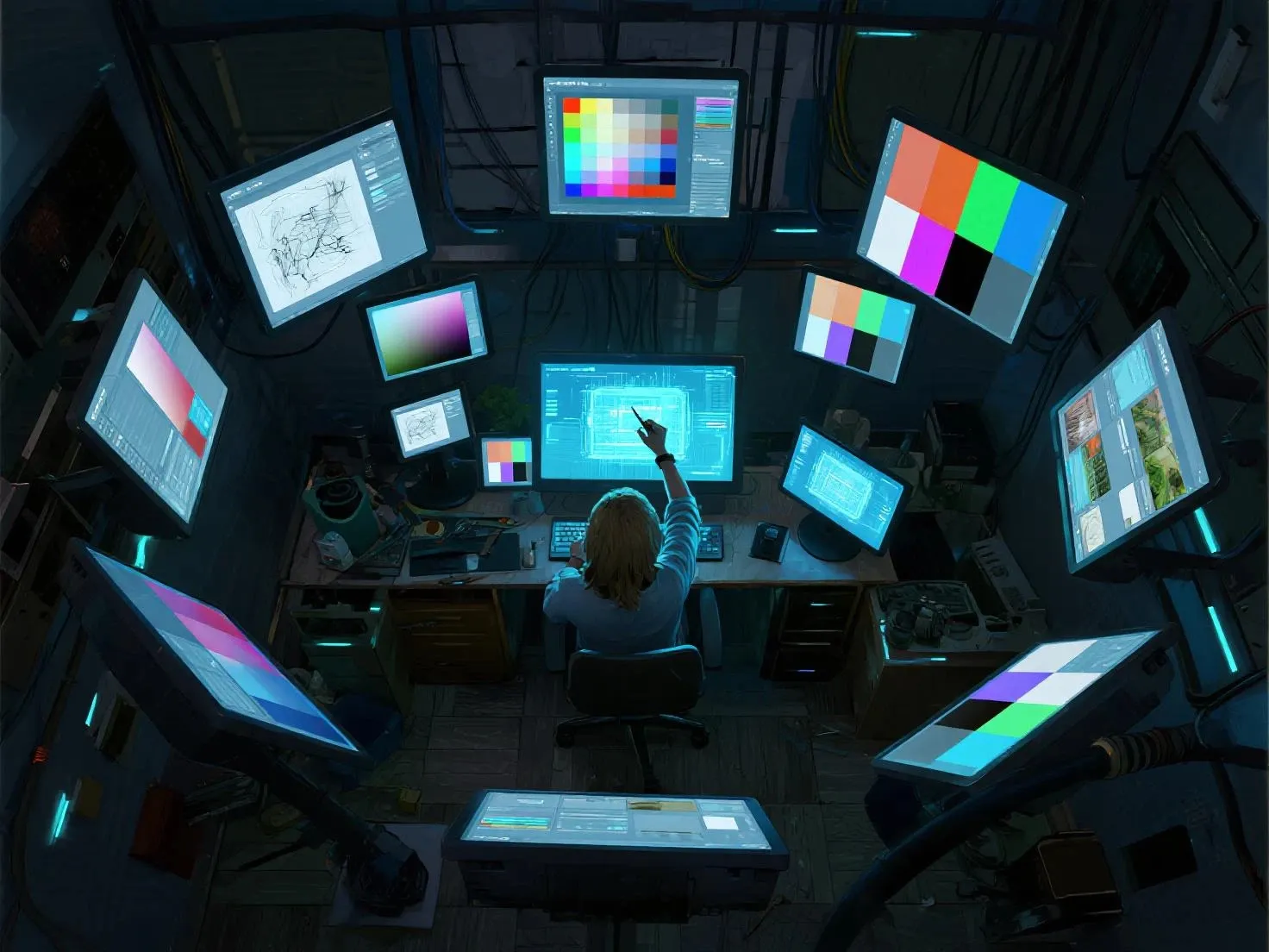 AI生图的效率远超人力