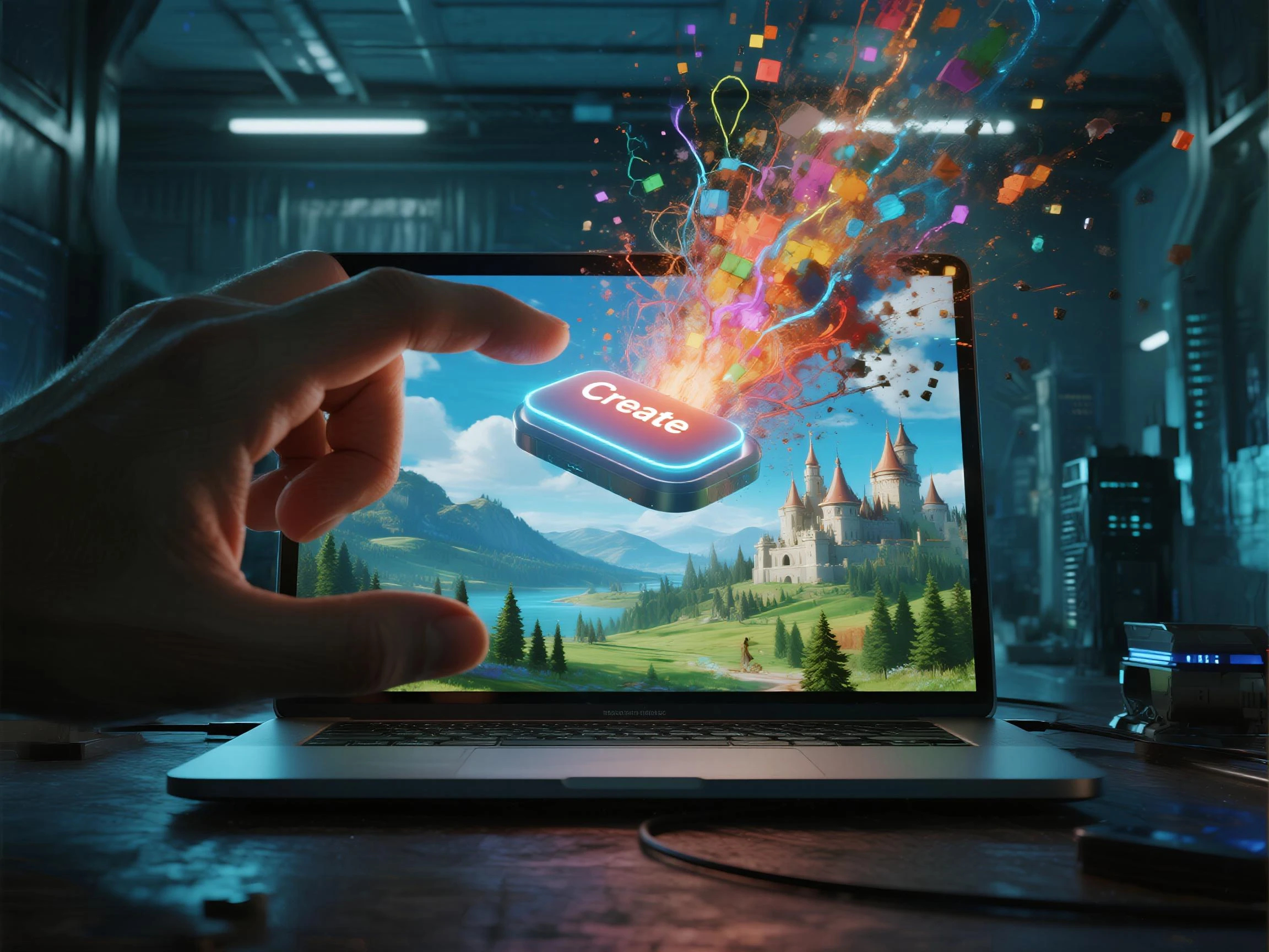 AI绘画一键创作教程，三个步骤就能自动生图