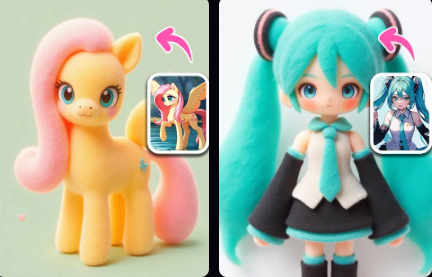 羊毛毡特效一键制作，导入照片免费转化