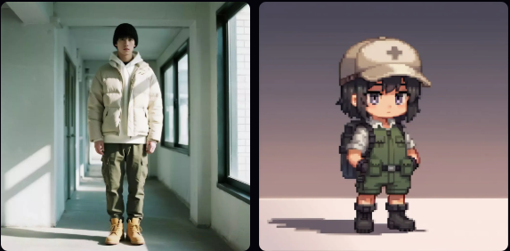 像素小人生成器，真人照片在线转化