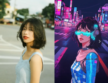 照片秒变赛博朋克动漫风格AI工具