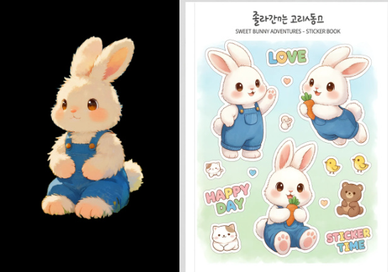 AI一键生成手账贴纸，无需指令咒语