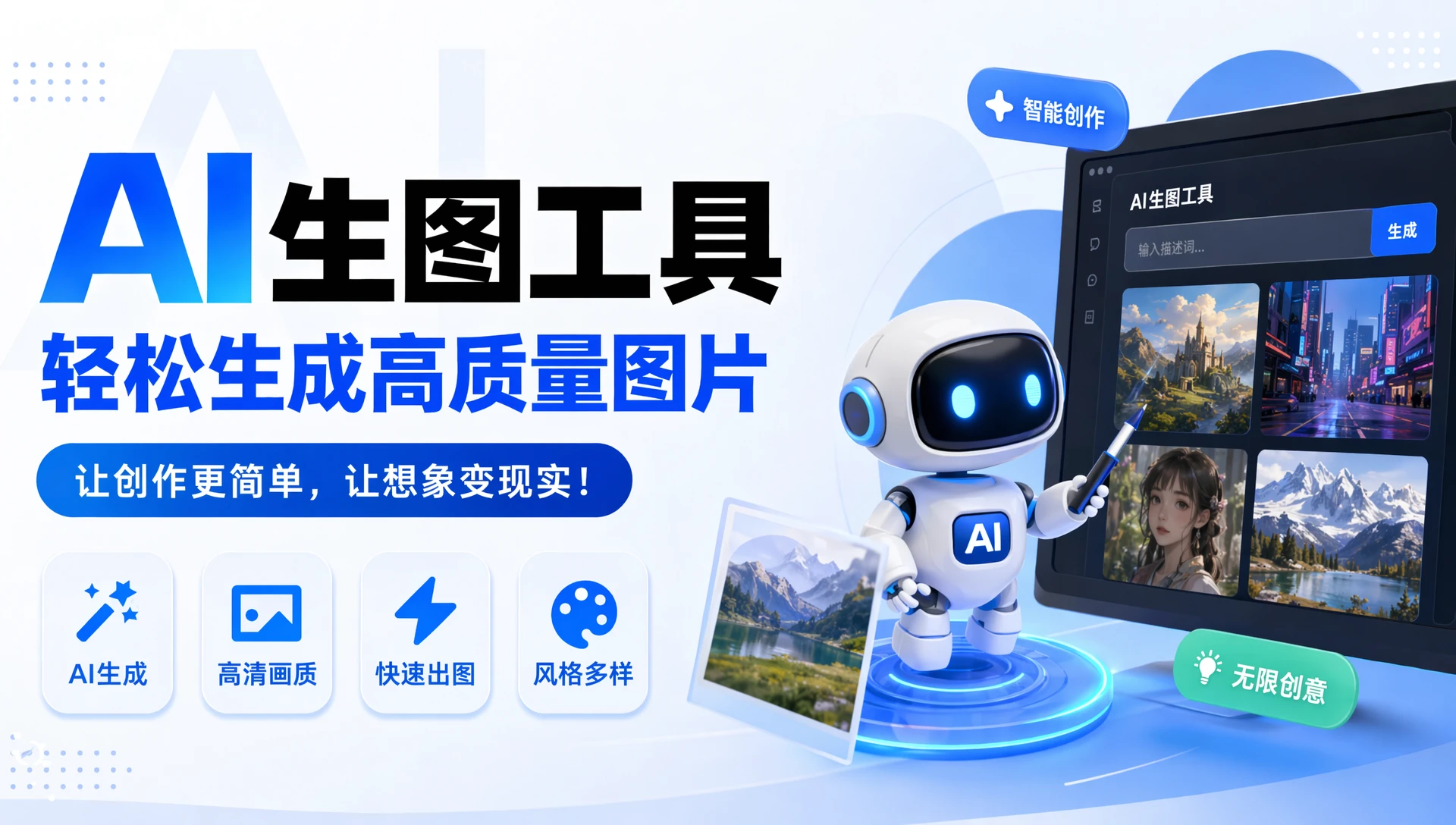免费AI生图工具有哪些？10款平台横评与选择建议